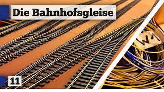 Final wiring and track laying in the station area | Building a H0 model railroad - Part 11