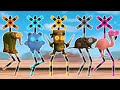 【踏切アニメ】イタリアのブレインロット記号文字の探求 Fumikiri Railroad Crossings Meme Animation