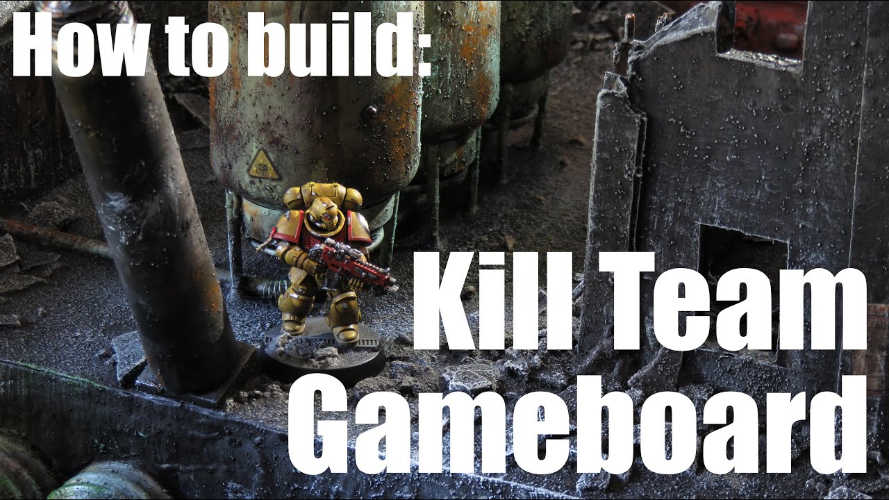 How to build a Kill Team Gameboard || Warhammer 40.000 || Necromunda || Ruined City || Ruins ||