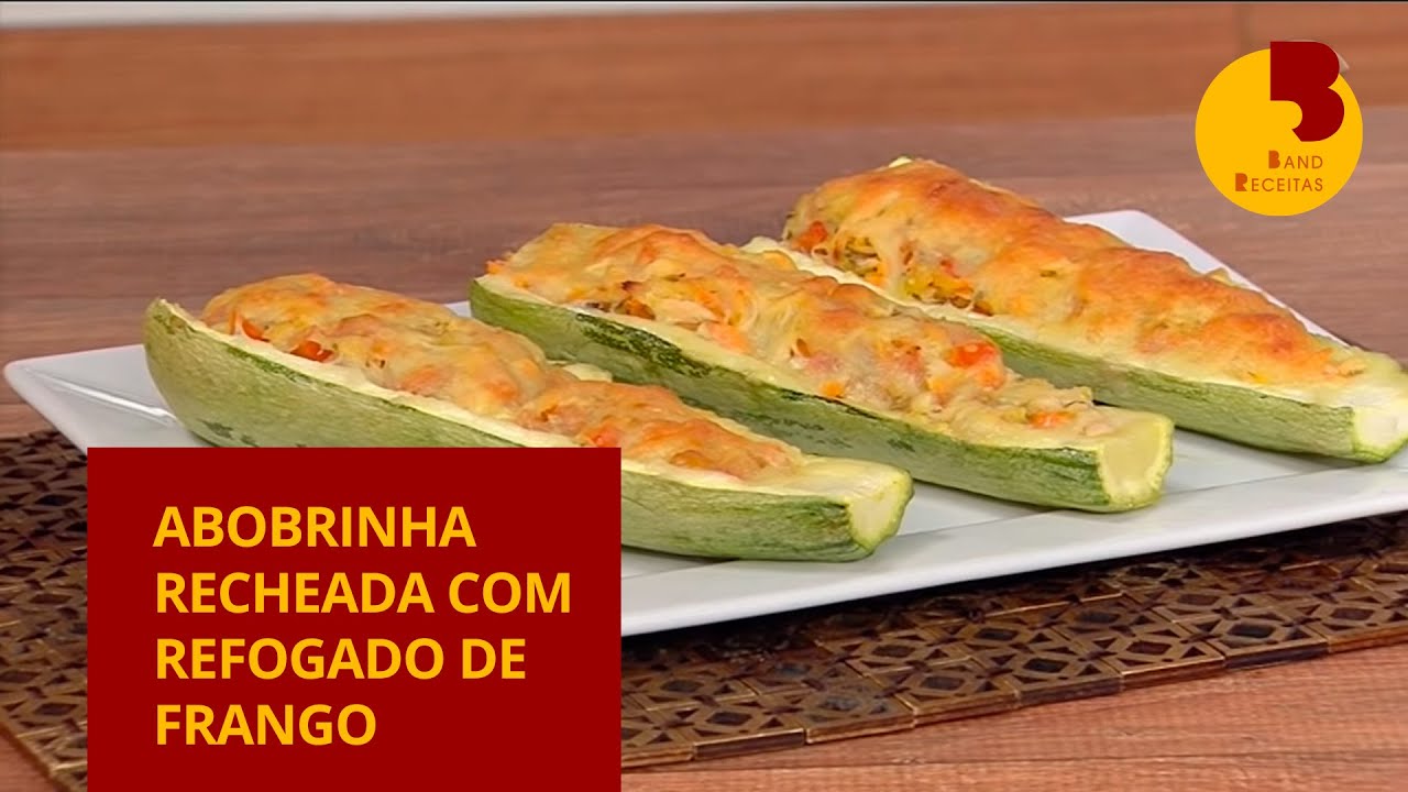 ABOBRINHA RECHEADA COM REFOGADO DE FRANGO