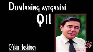 O'tkir Hoshimov  Domlaning aytganini qil (hikoya) #kitoblashamiz