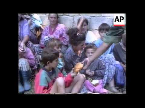 Bosnia - Rebel Muslims Battle Bosnian Gov Troops