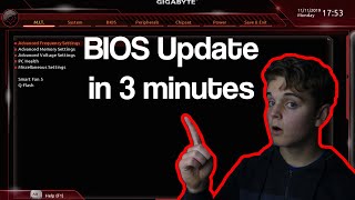 How to update any Motherboard BIOS in 3 Minutes! Gigabyte B450M-A Elite Bios Update