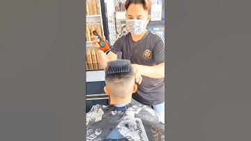 cắt tóc đầu đinh vuông bằng lược bự #tocngantambencatbinhduong