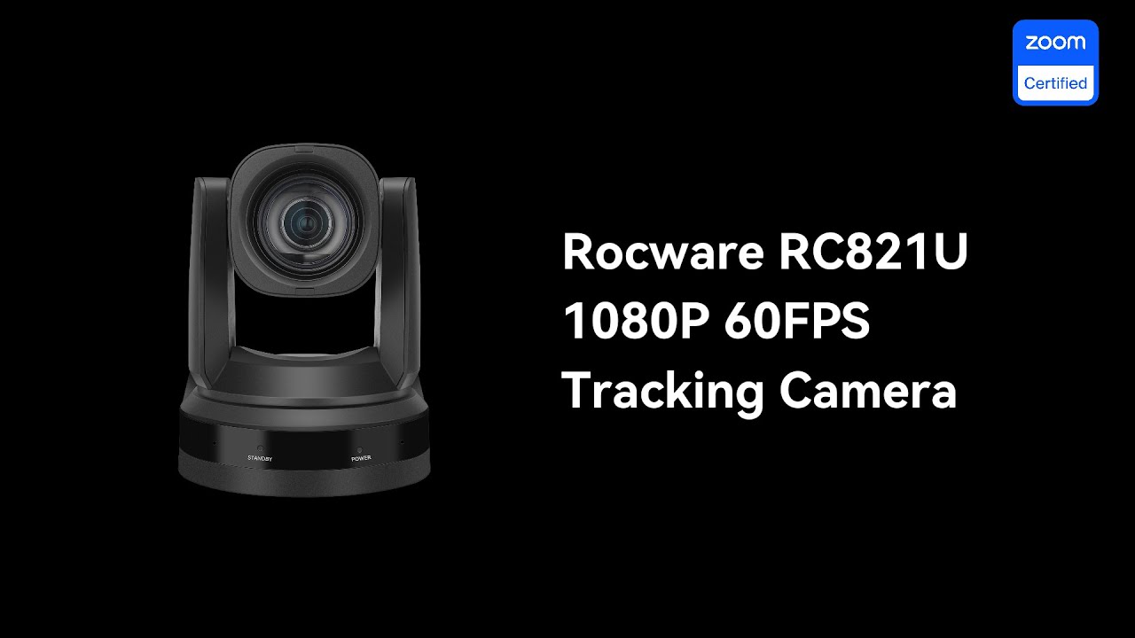 Rocware RC821U 1080P 60FPS PTZ Tracking Camera - YouTube