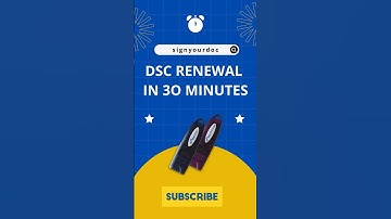 DSC Renewal Online #dsc #digitalsignature #windows #emudhra