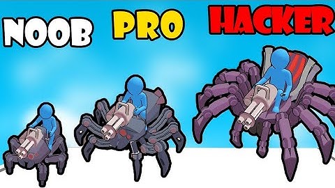NOOB vs PRO vs HACKER - Mecha Monster Evolution | Gameplay Walkthrough (Android,iOS)