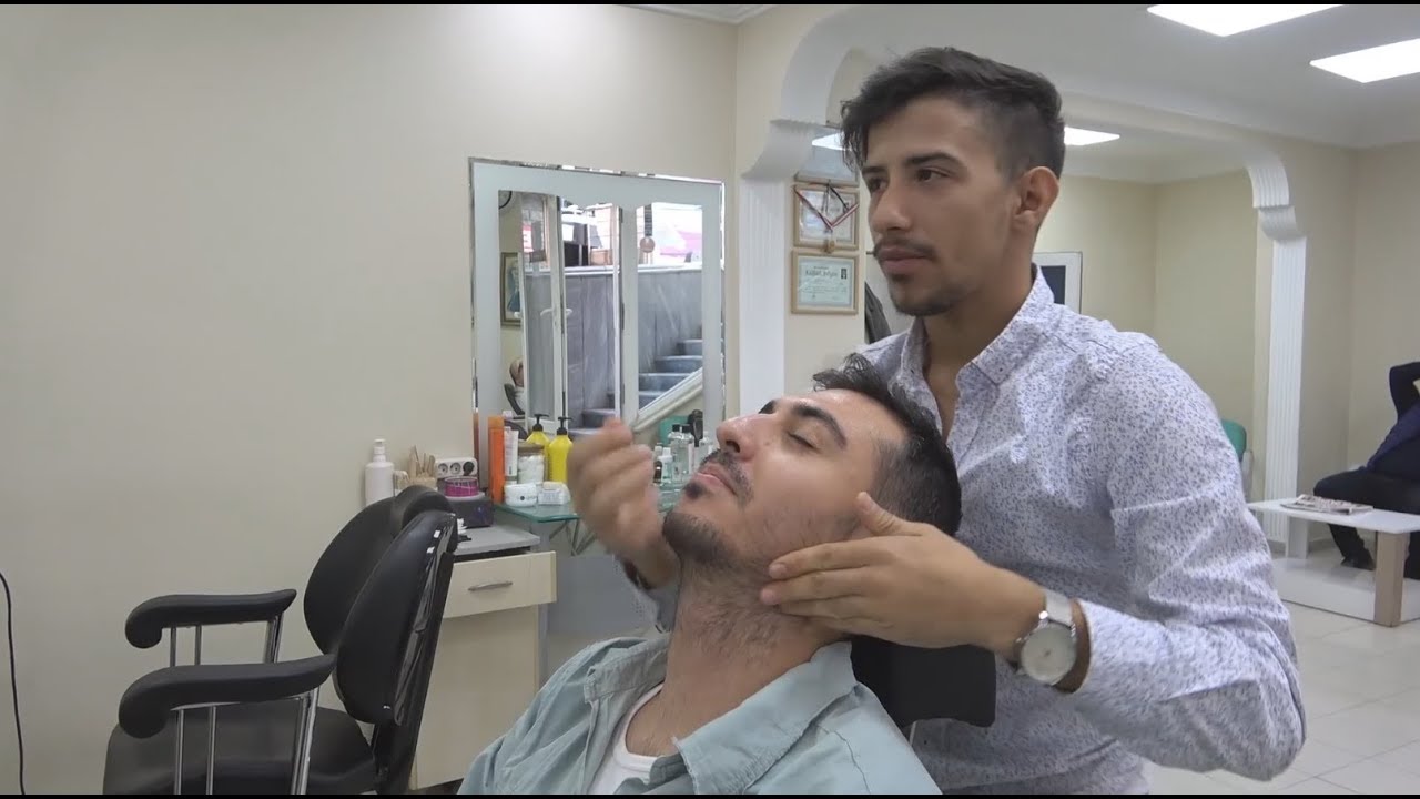 ASMR Turkish Barber Face,Head and Body Massage 178 YouTube