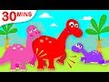 Baby Dinosaur Learns the Dinosaur Stomp | Paw Patrol Chase | Where are My Wings | by Little Angel