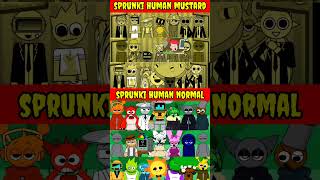 Sprunki Human Mustard Sprunki Human Normal Incredibox Sprunki