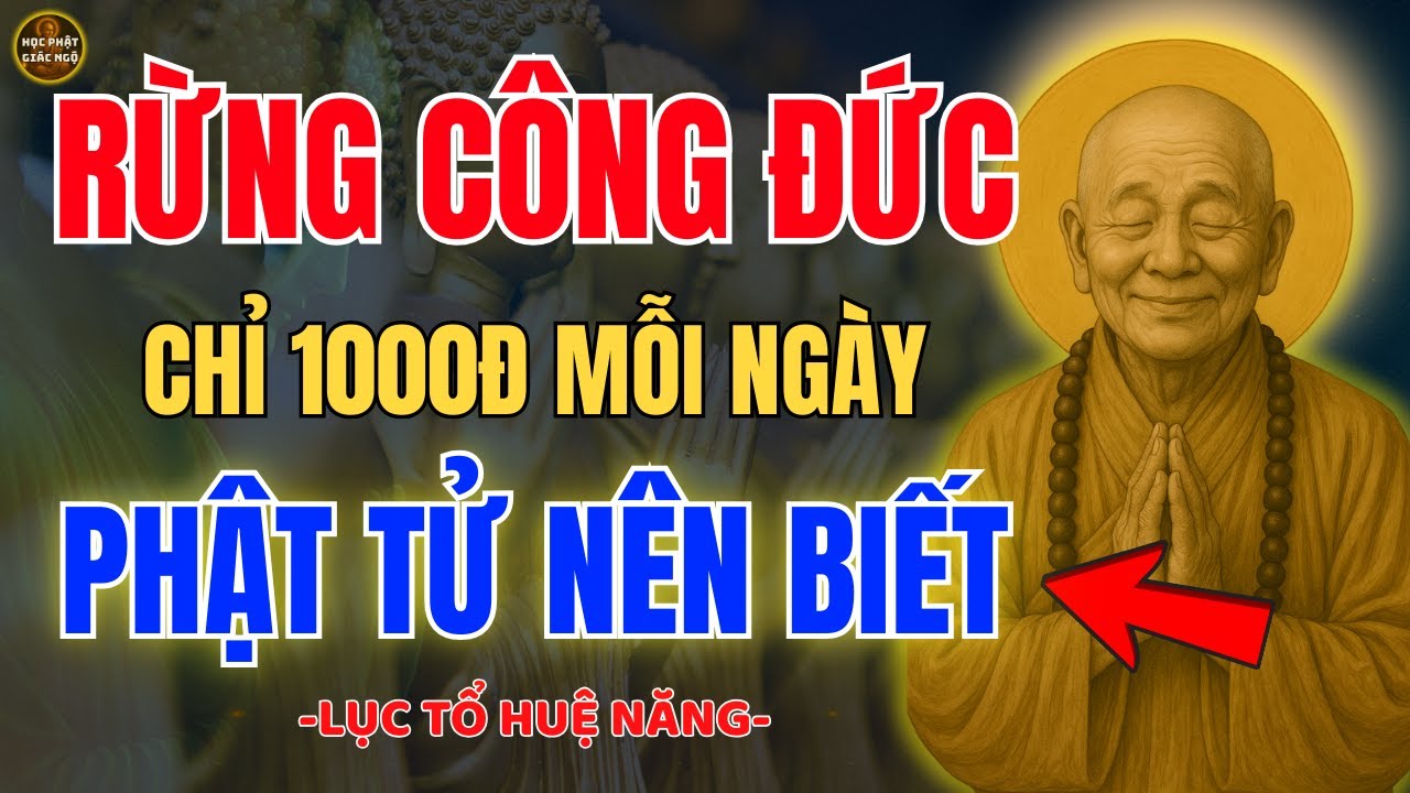 Đức Phật Dạy ✨ Tích 1 Rừng Công Đức Chỉ 1000đ Mỗi Ngày - Học Phật Giác Ngộ