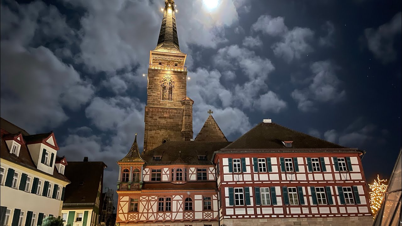 Stadtrundfahrt durch Schwabach in 4k