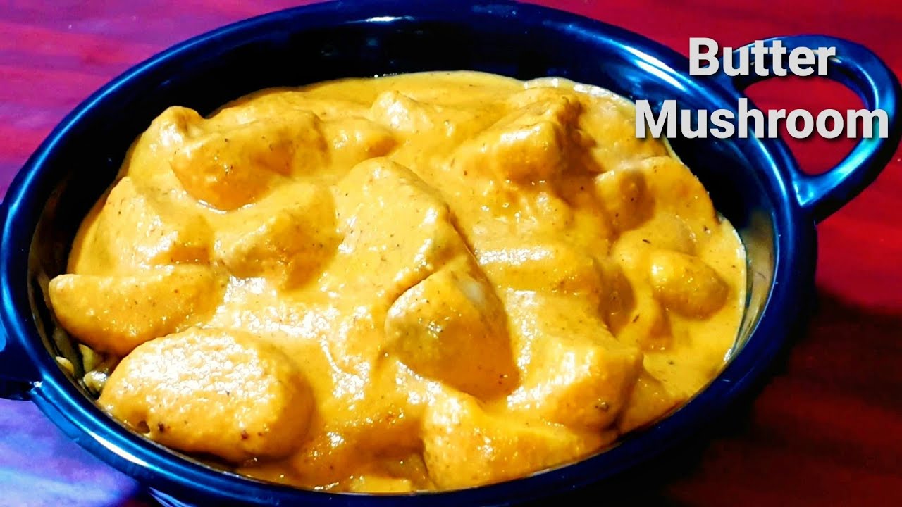 Butter Mushroom | butter mushroom recipe | Cook with Santu - YouTube