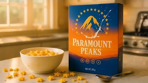 Paramount Pictures as Cereal Boxes by AI