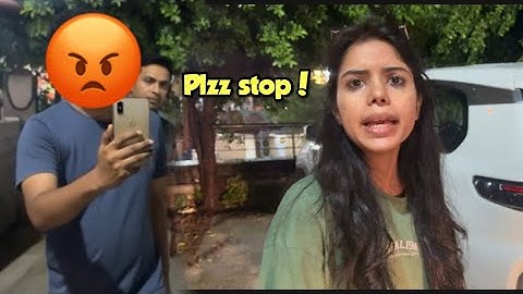 We got into a FIGHT on ROAD!! *people started recording us* 😳 