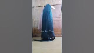 Super Long Thick Hair  |  #longhair #longhairponytail #longhairasian  #domesticlonghair