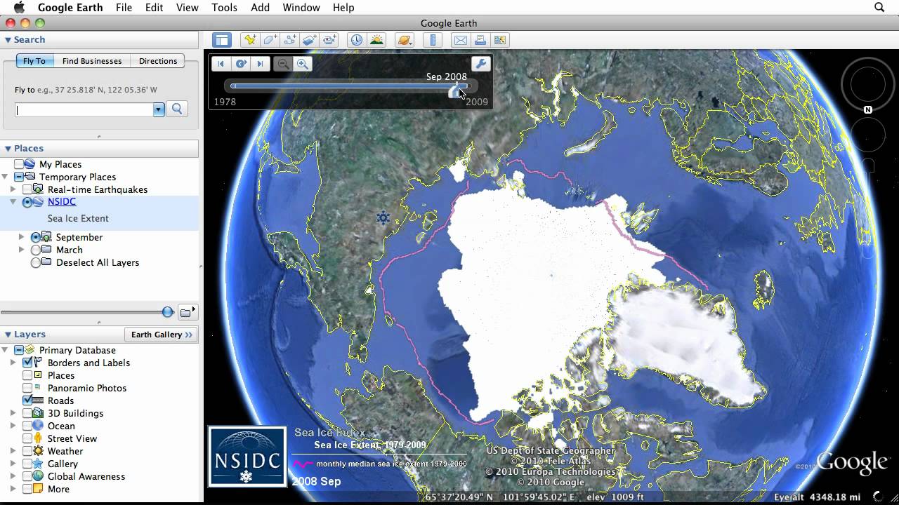 Learn Earth: Importing KML, KMZ and YouTube