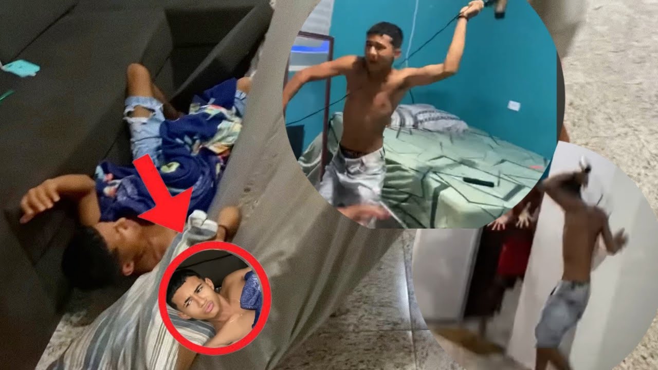 TENTE NÃO RIR BRUTINHO - ACORDARAM BRUTINHO DE MADRUGADA PRA DAR BOA NOITE