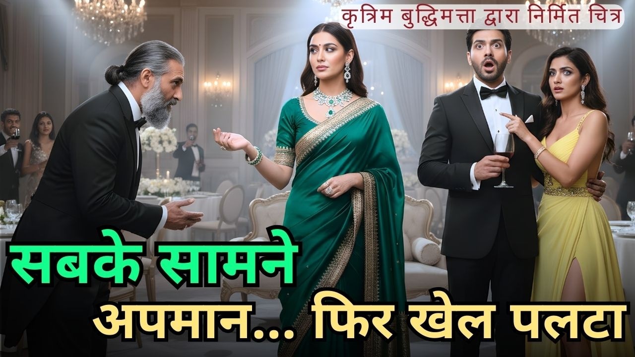 प्रेमिका ने पार्टी में पत्नी का मज़ाक उड़ाया… अगले पल आयोजक ने उसे वीआईपी सीट दी