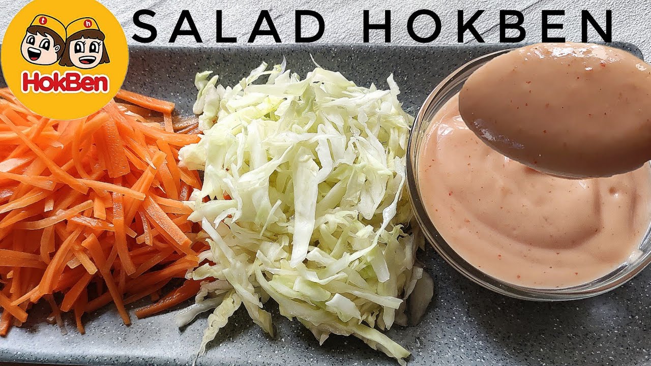 RESEP RAHASIA SALAD HOKBEN || RASANYA 95.5% MIRIP... WAJIB COBA