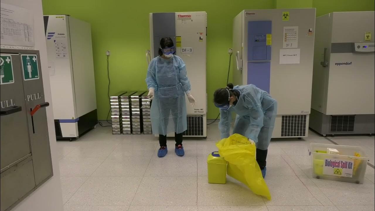Biological Spill clean up in a lab YouTube