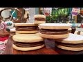 Alfajores con masa sablée de dulce de leche y chocolate