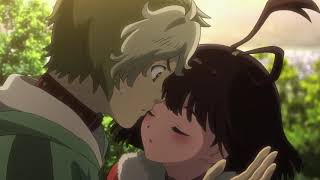 Mumei kisses ikoma -Cutest kiss scene in anime- Kabaneri of the iron fortress