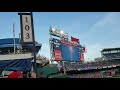 Red Arrows fly-over at Nats Park August 27th 2019