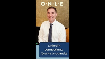 LinkedIn connections: Quality vs quantity | ONLE Networking Shorts