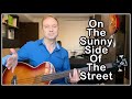 On the sunny side of the street solo bass and vocal cover