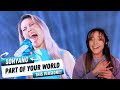 SOHYANG (소향) -  Part of Your World | REACTION!!