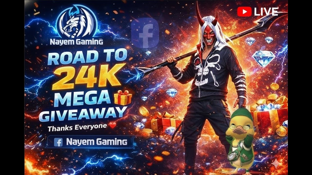 🔥🎁Giveaway💎🎁 Live🔴 Garena Free Fire | Bangladesh