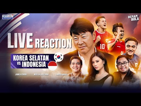 LIVE REACTION| SEMIFINAL KAMI DATANG! KOREA SELATAN VS INDONESIA  -AFC U23 ASIAN CUP 2024|DEMAM BOLA