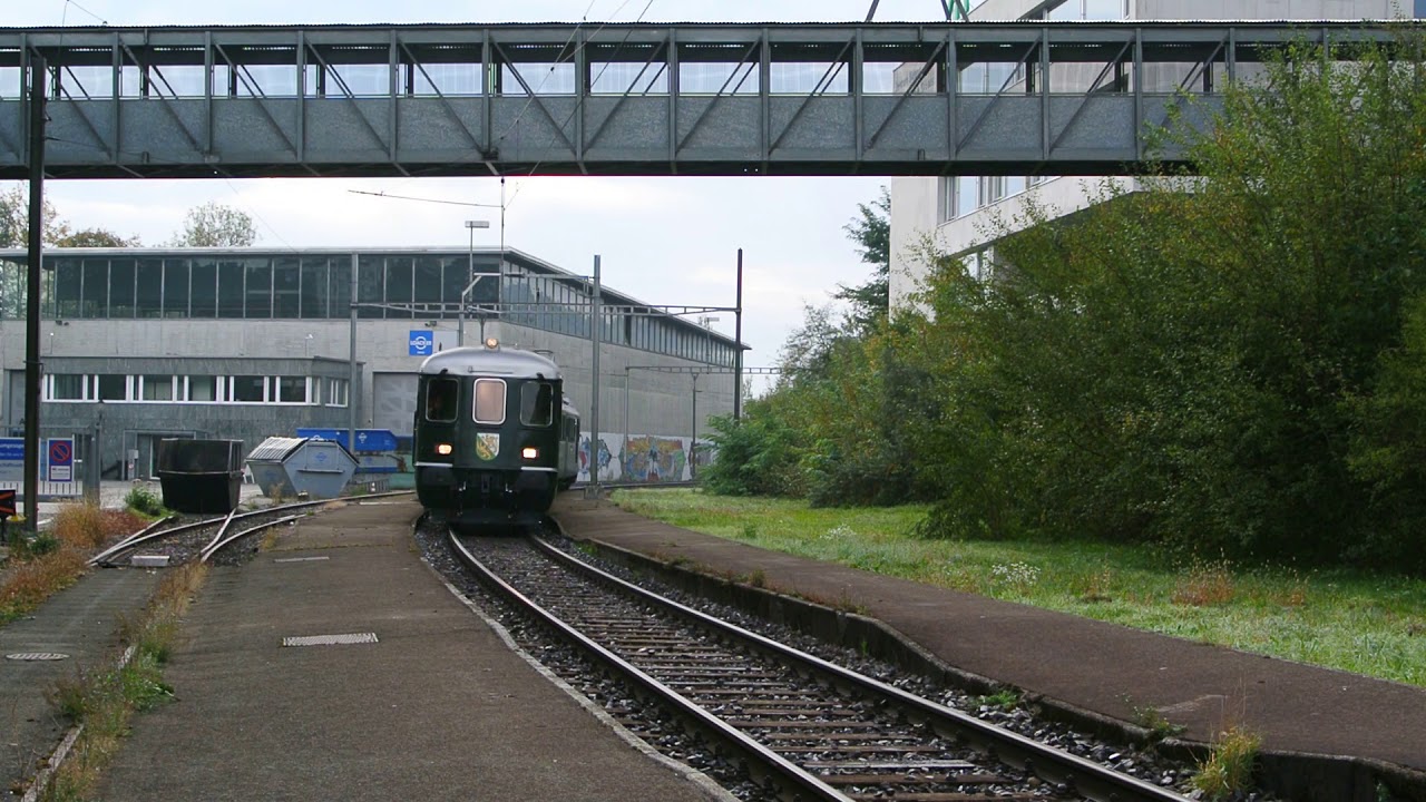 ABDe 4/4 der MThB in Baden Oberstadt