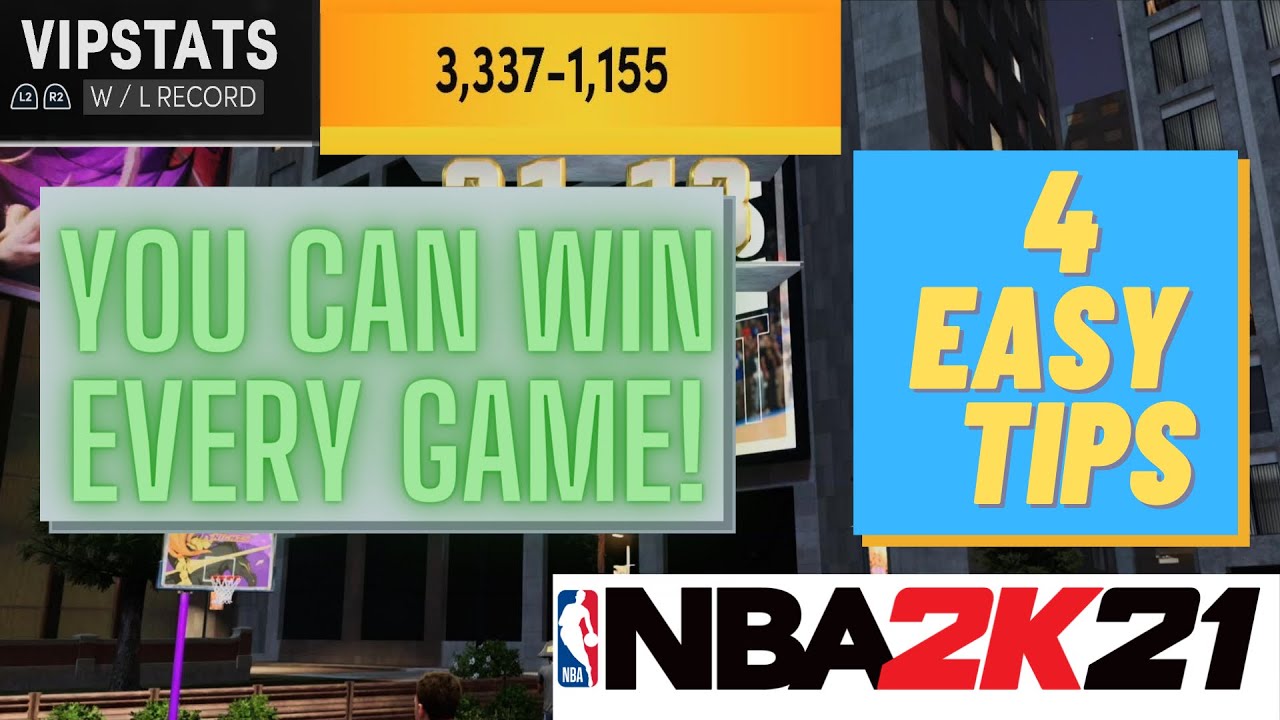 Start Winning RIGHT NOW!!! NBA 2k21....How to win more games