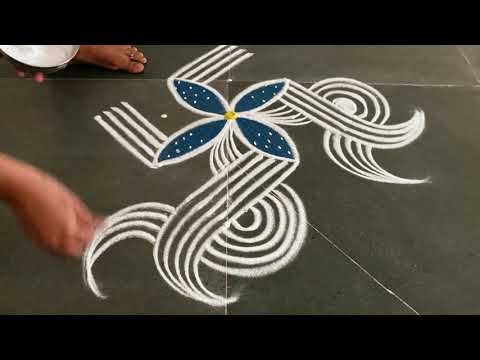 Margazhi maadham padi kolam designs Simple Dhanurmasam muggulu designs easy rangoli designs