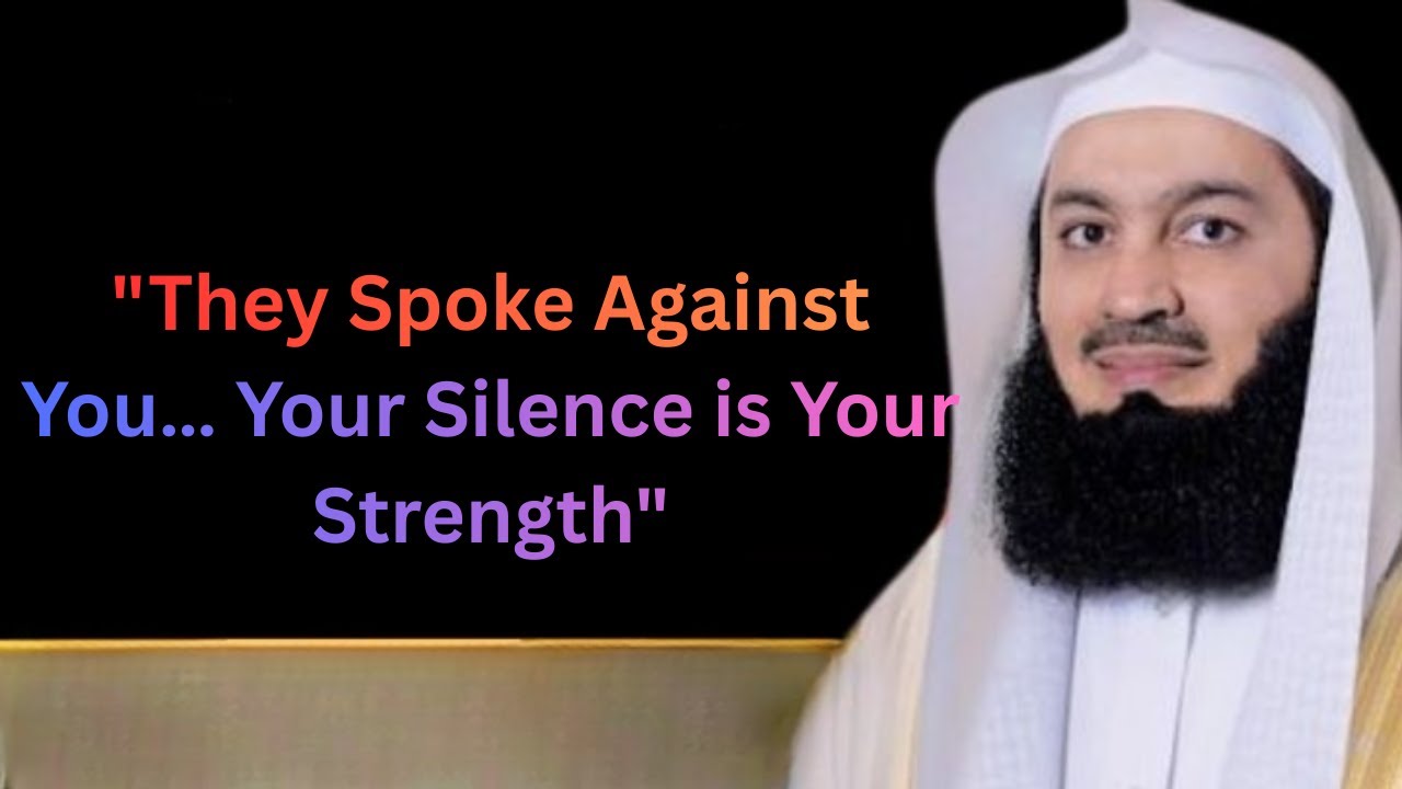 "When Allah Defends You, Stay Silent | Powerful Islamic Reminder by Mufti Ismail Menk"