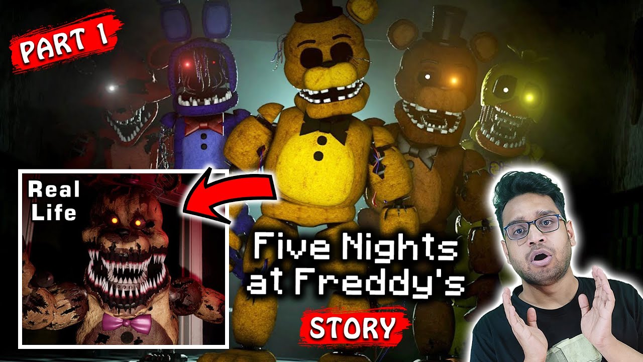 FNAF TREEHOUSE FORT! 📦😱 Scary Real Life Five Nights At Freddy's