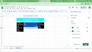 Automatic Google Sheet Simple Method Use Data Entry Form