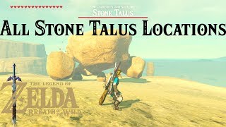 The Legend of Zelda : Breath of the Wild - All Stone Talus Locations