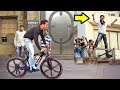 Salman Khan Cycling In Front Of Shahrukh Khan's House Mannat In Mumbai