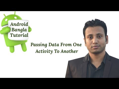 Android Bangla Tutorial 3.4 : how to send data from one activity to another in android