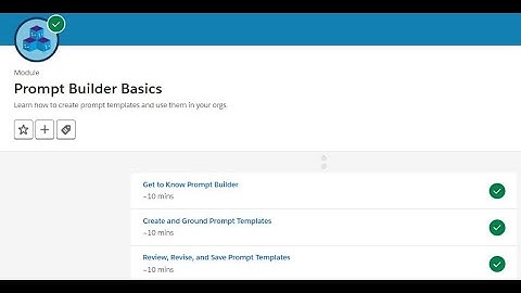 Prompt Builder Basics || Salesforce Trailhead || Create, Review, Revise and Save Prompt Templates