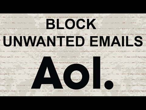How to block Spam (unwanted emails) in AOL Mail