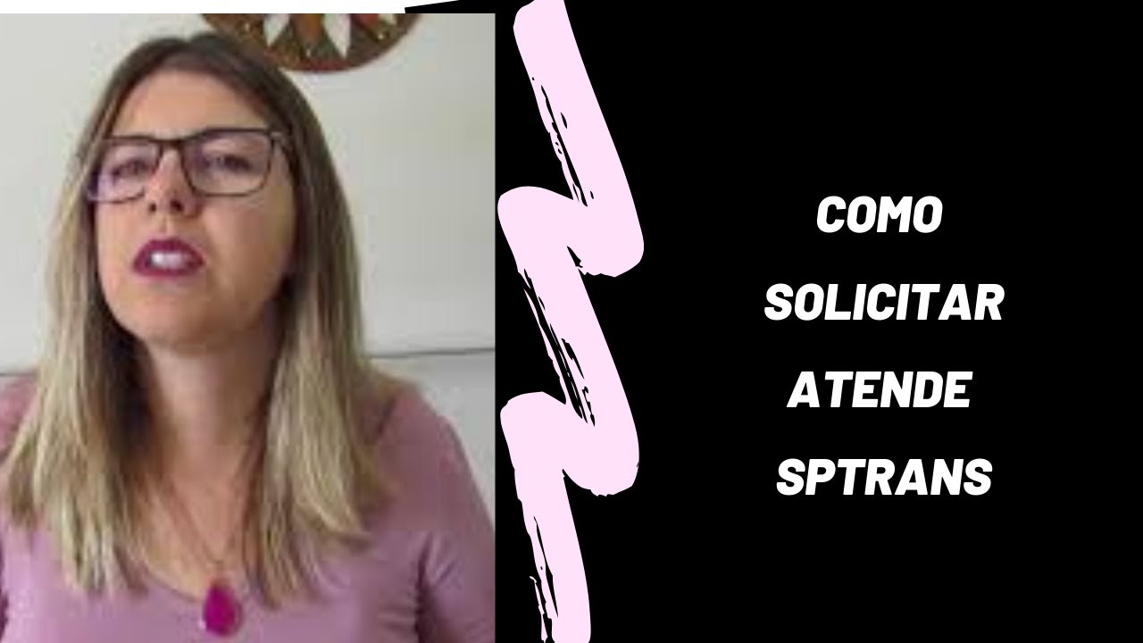 Como solicitar Atende Sptrans - YouTube