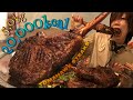 大食い→トマホークステーキ5kgをかみなりグリルで食べた。Eating 11lb tomahawk steak.【手掴み】