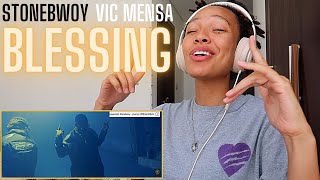 American in Dubai INSPIRED after: 🇬🇭 Stonebwoy ft. Vic Mensa  - Blessing (Official Video) [REACTION]
