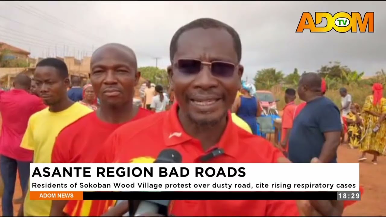 Bad Roads: Residents of Sokoban Wood Village protest over dusty road, cite rising respiratory cases.