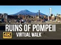 Pompeii Walking Tour in 4K Part 1