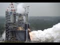 Engine Test for NASA Artemis Moon Rocket